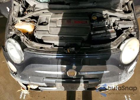 2012 Fiat 500 Lounge z USA, uszkodzony, nr VIN 3C3CFFCR2CT110942